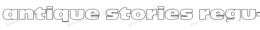 antique stories regu字体转换